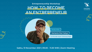 poster entrepreneurship workshop 2021